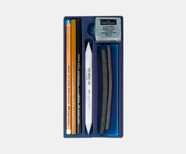 Set dibujo carboncillo Faber Castell