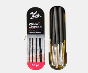 24 Set carboncillo natural Mont Marte