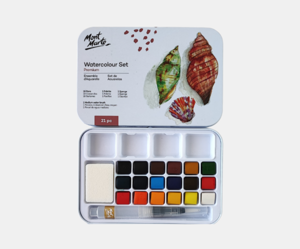 36 Mini set acuarelas Mont Marte