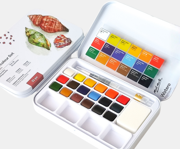 37 Mini set acuarelas Mont Marte