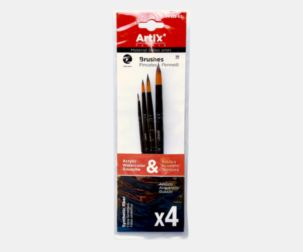 Set 4 pinceles Artrix