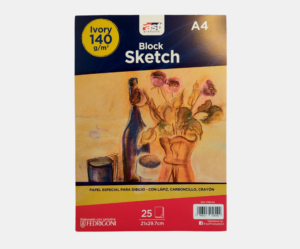 5 Block sketch ivory 25h. Fast