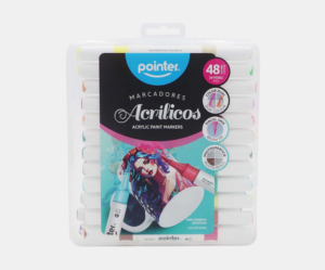 Estuche marcadores acrílicos Pointer