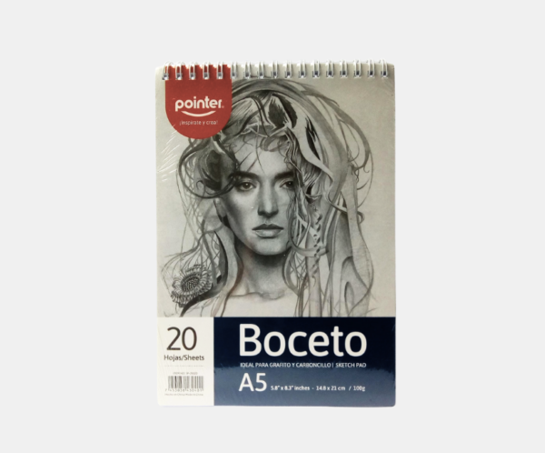 Mini block sketch anillado A5 Pointer