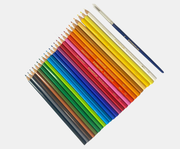 Crayones acuarelables 24col. Stedtler