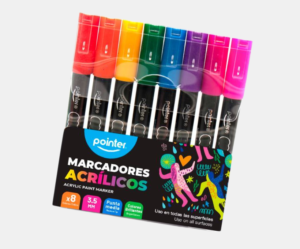 Marcadores acrílicos Pointer
