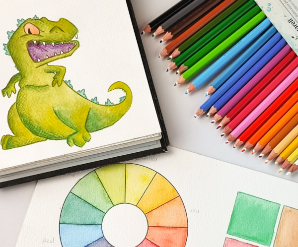 Crayones acuarelables 24col. Stedtler