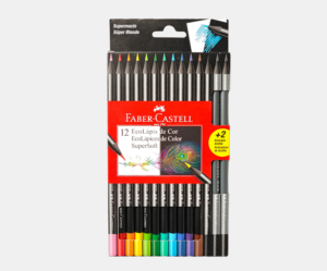 Crayones super soft 12 col. Faber-Castell