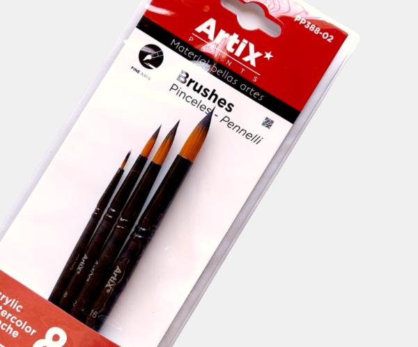 Set 4 pinceles Artrix