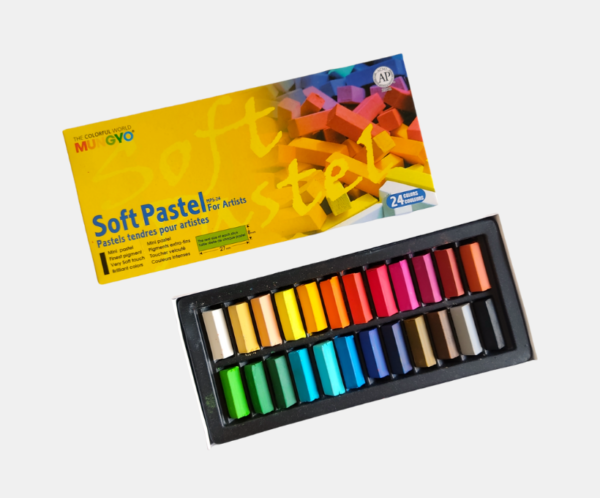 Set soft pastel Mungyo 24 col.