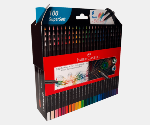 84 Crayones super soft 100 col. Faber-Castell