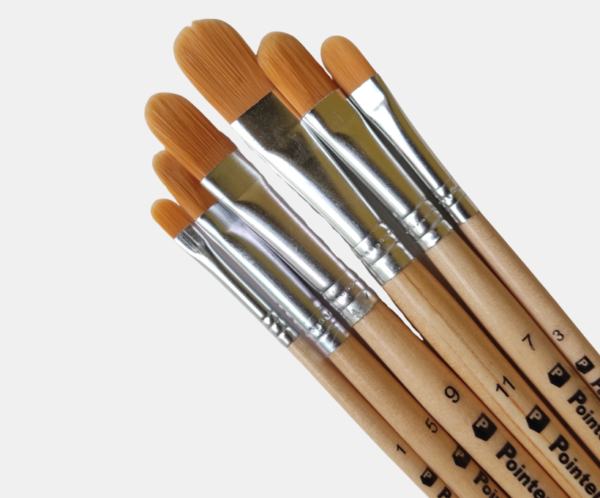 Set pinceles lengua de gato impar Pointer