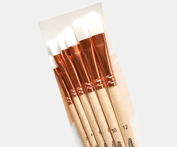 Set pinceles lengua de gato par Pointer