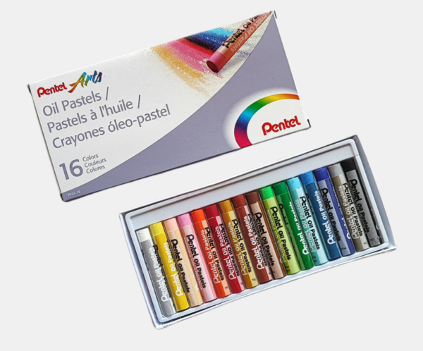 Óleo pastel 16col. Pentel