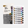 Nuevos materiales web (22) Set acrílicos metalizados Mont Marte